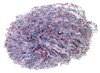 Clear/Red Silver Blue Flake version of Nature's Spirit's Disco Wavy Legs