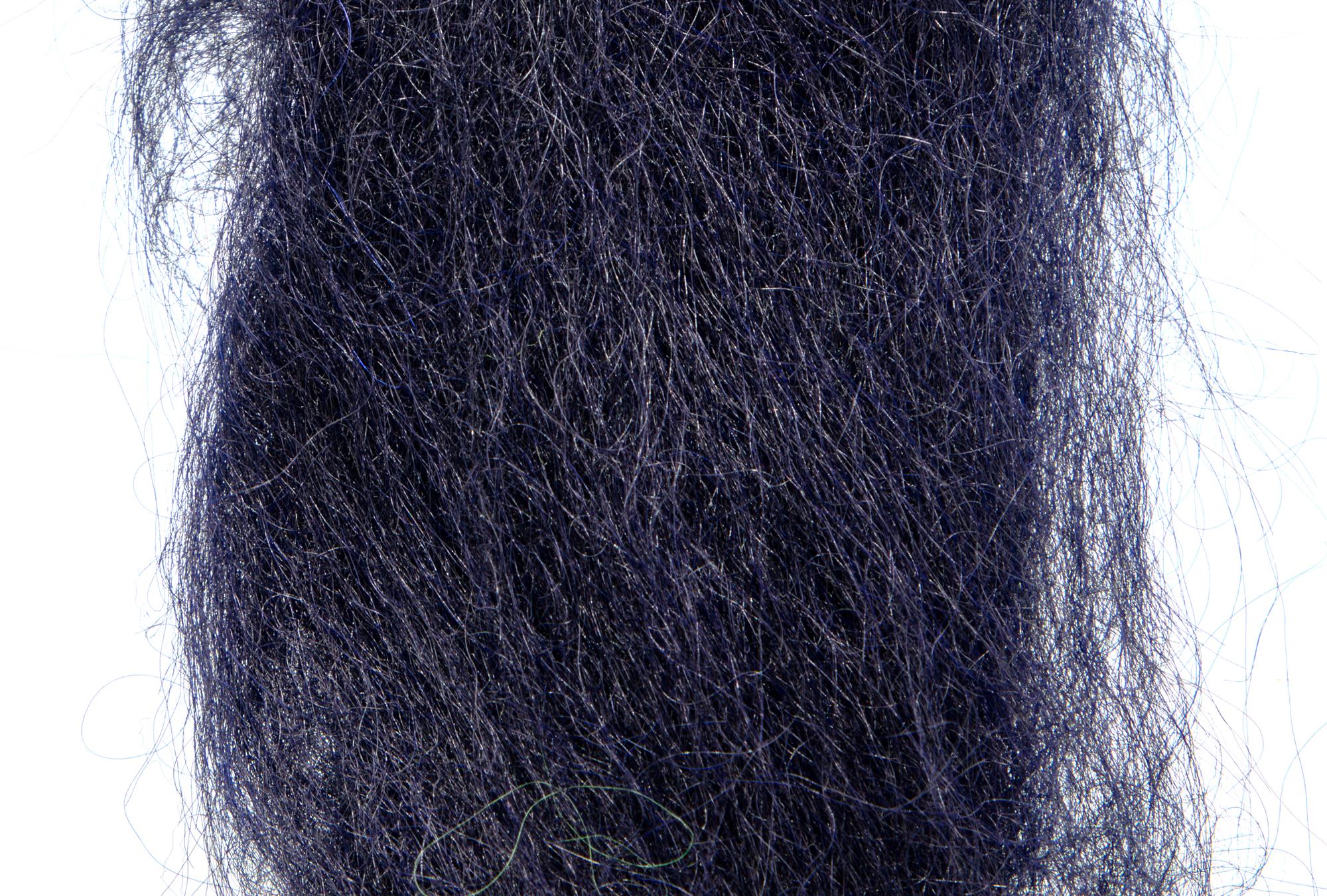 Nature’s Spirit Fish Fur Black synthetic streamer fiber for baitfish, bass, and pike flies