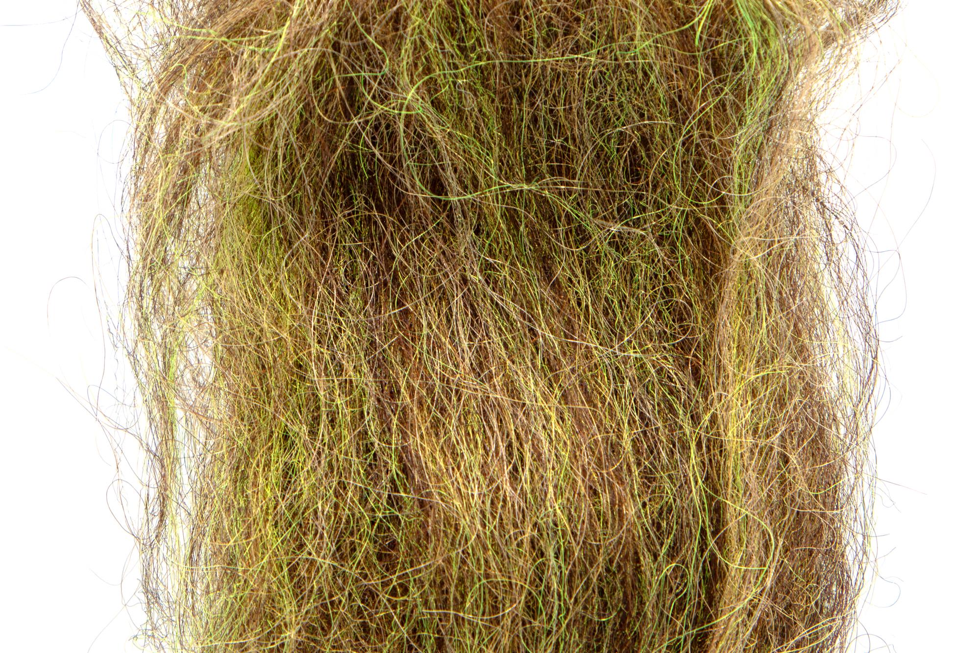 Nature’s Spirit Fish Fur Fluorescent Bigfoot Brown synthetic fly tying material for streamer heads