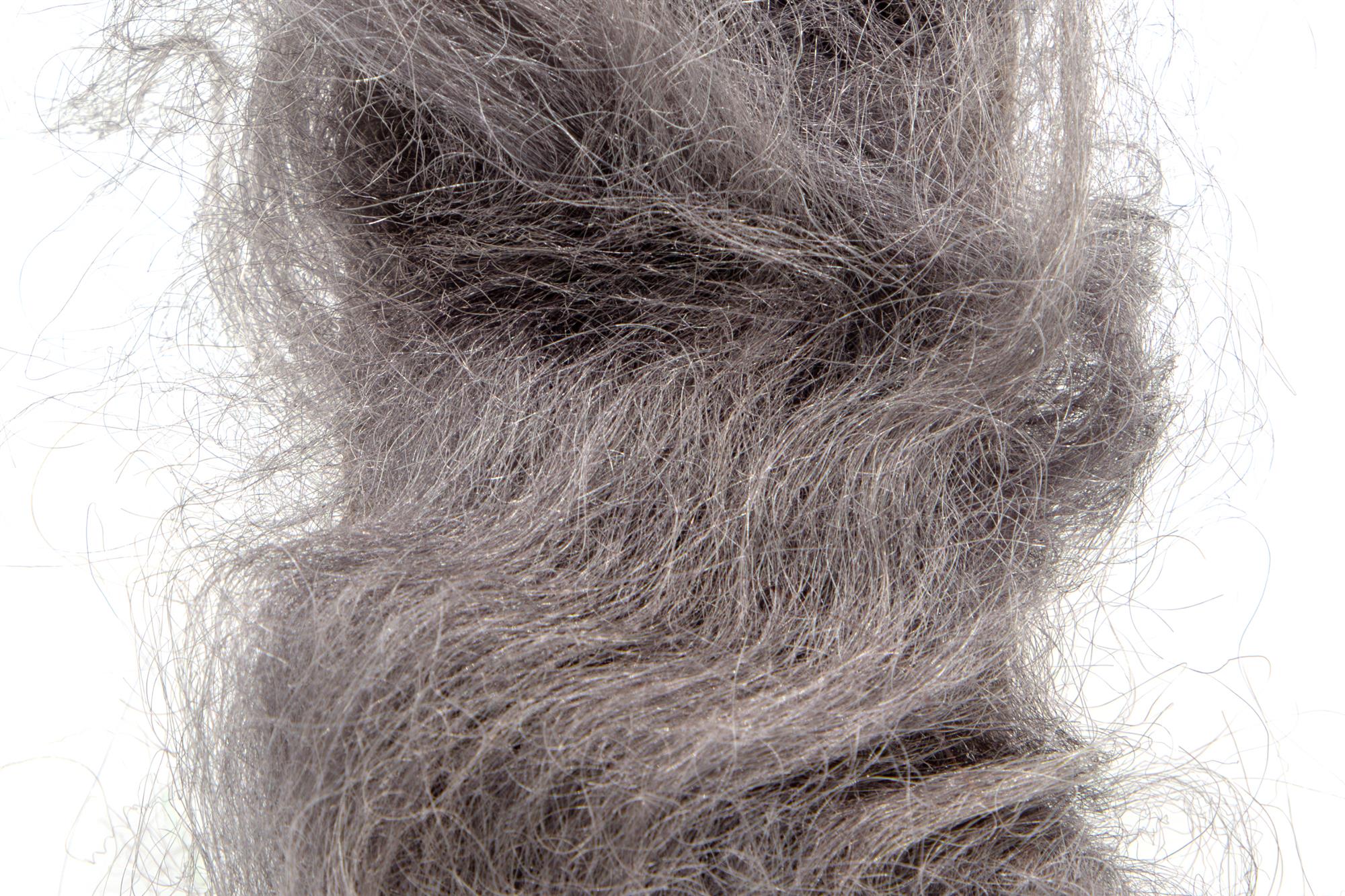 Nature’s Spirit Fish Fur Grey synthetic streamer fiber for baitfish patterns and dubbing loops