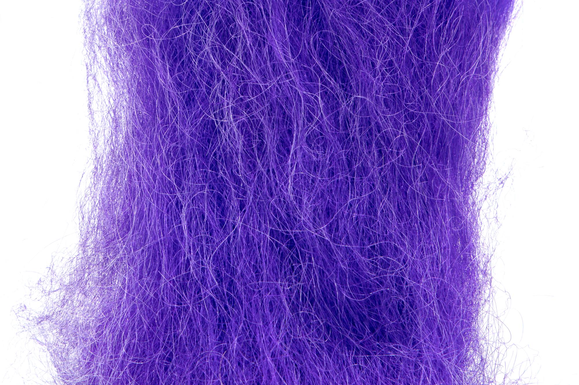 Nature’s Spirit Fish Fur Purple fine synthetic fiber for streamer heads and long fiber dubbing