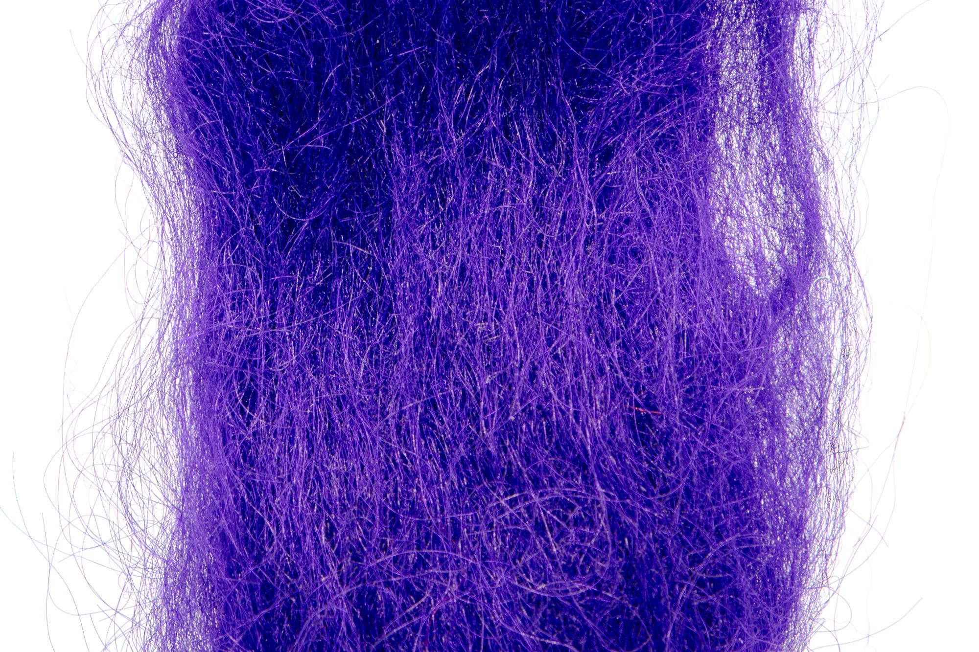 Nature’s Spirit Fish Fur Steelhead Purple synthetic streamer fiber with subtle pearlescent shimmer