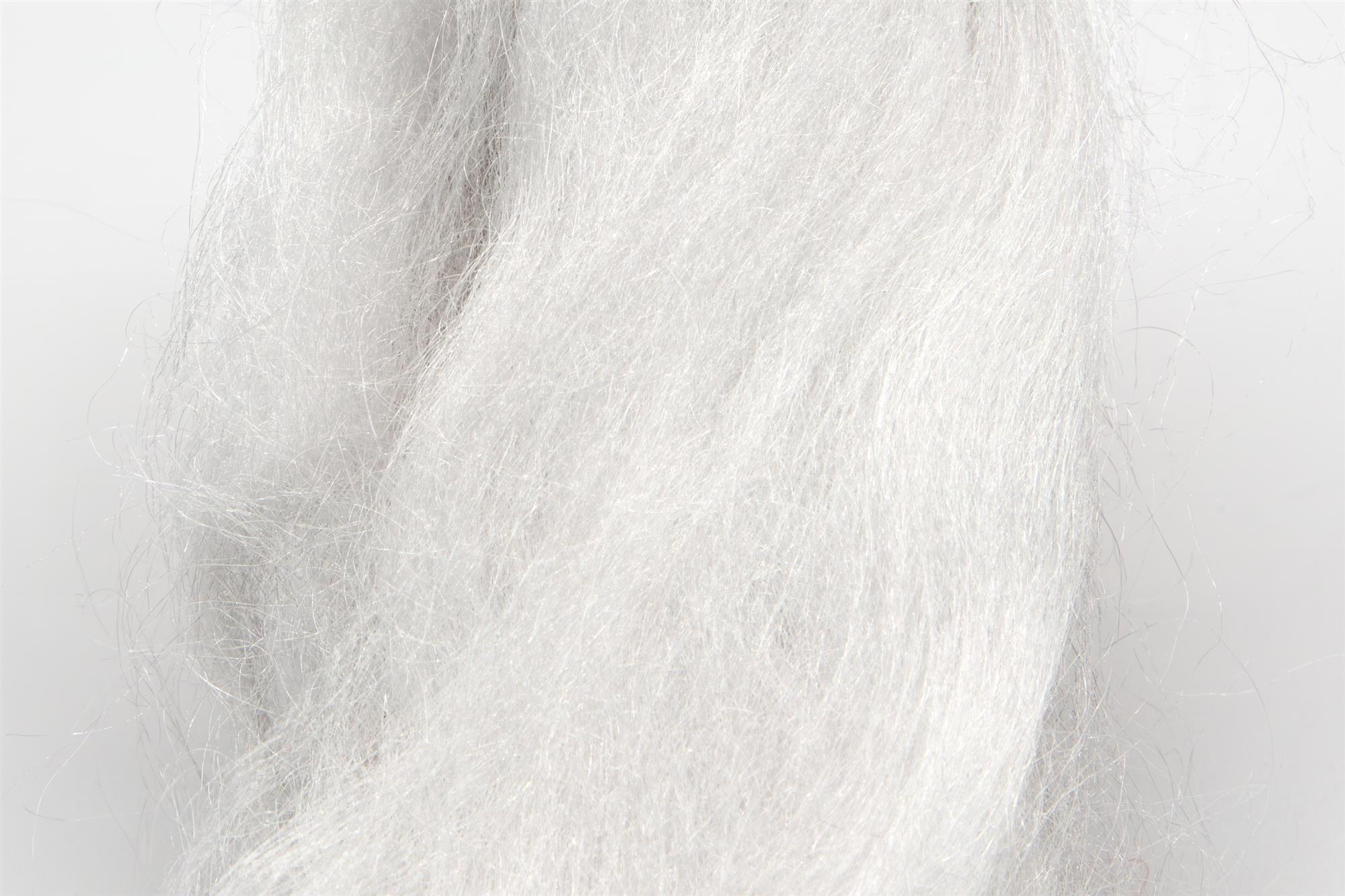 Nature’s Spirit Fish Fur White trilobal synthetic fiber for streamer heads and dubbing loops