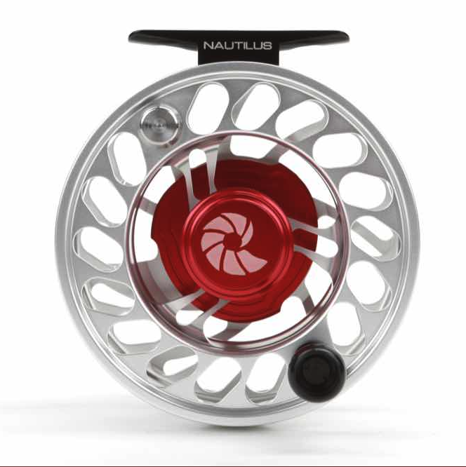 High-performance Nautilus CCF-X2 fly reel with 20+lbs drag strength