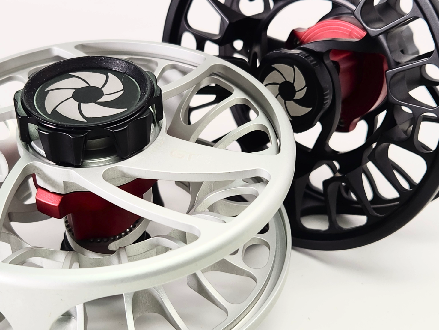 Both colors of Nautilus GTS Fly Reel