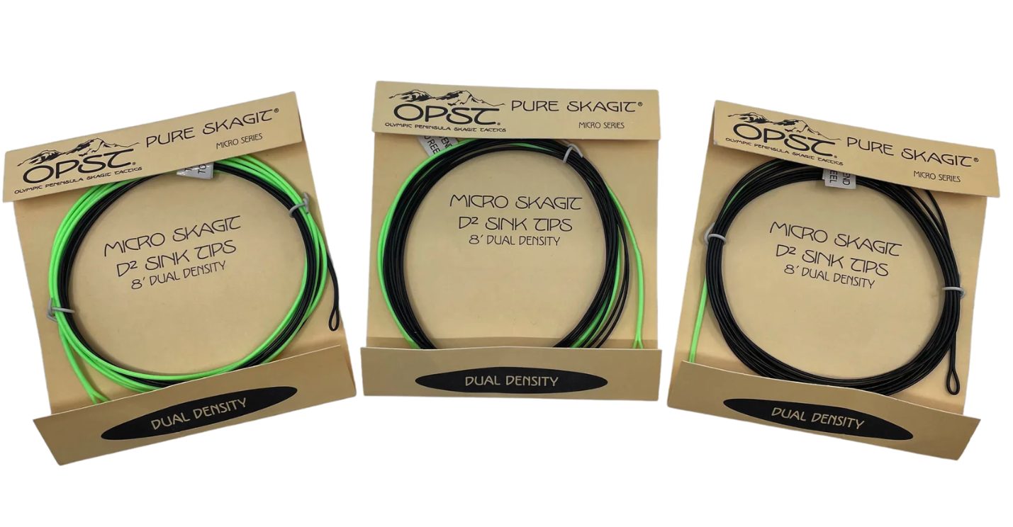 OPST Dual Density Sink Tips T6 for trout spey fly fishing heads and fly lines.