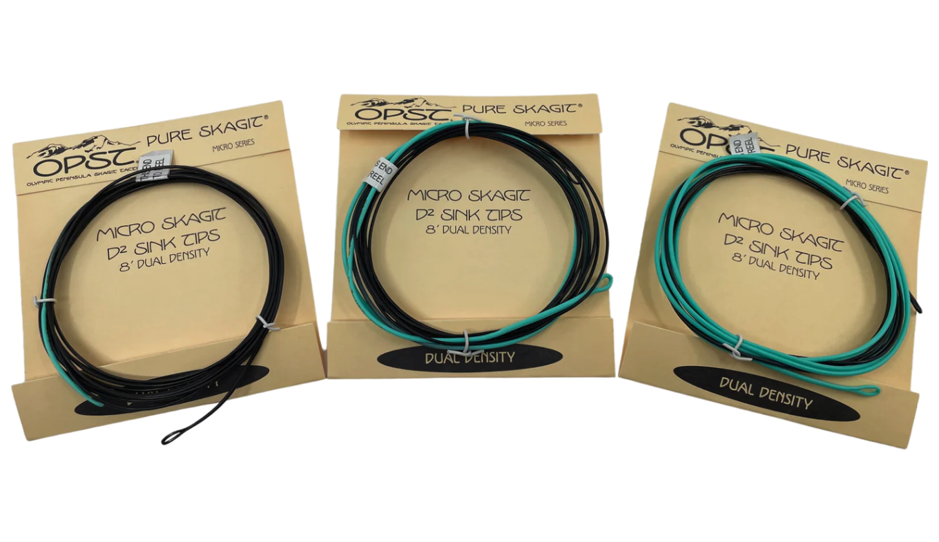 Lightweight OPST Micro Skagit tips for precise fly presentation and effective water penetration