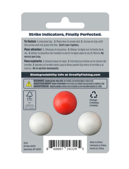 We use Oros Fly Fishing Strike Indicators for a variety of species fly fishing in rivers.