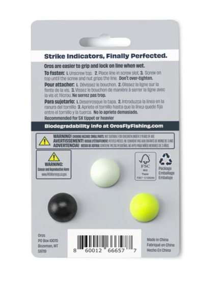 Order in stock Oros fly fishing strike indicators.