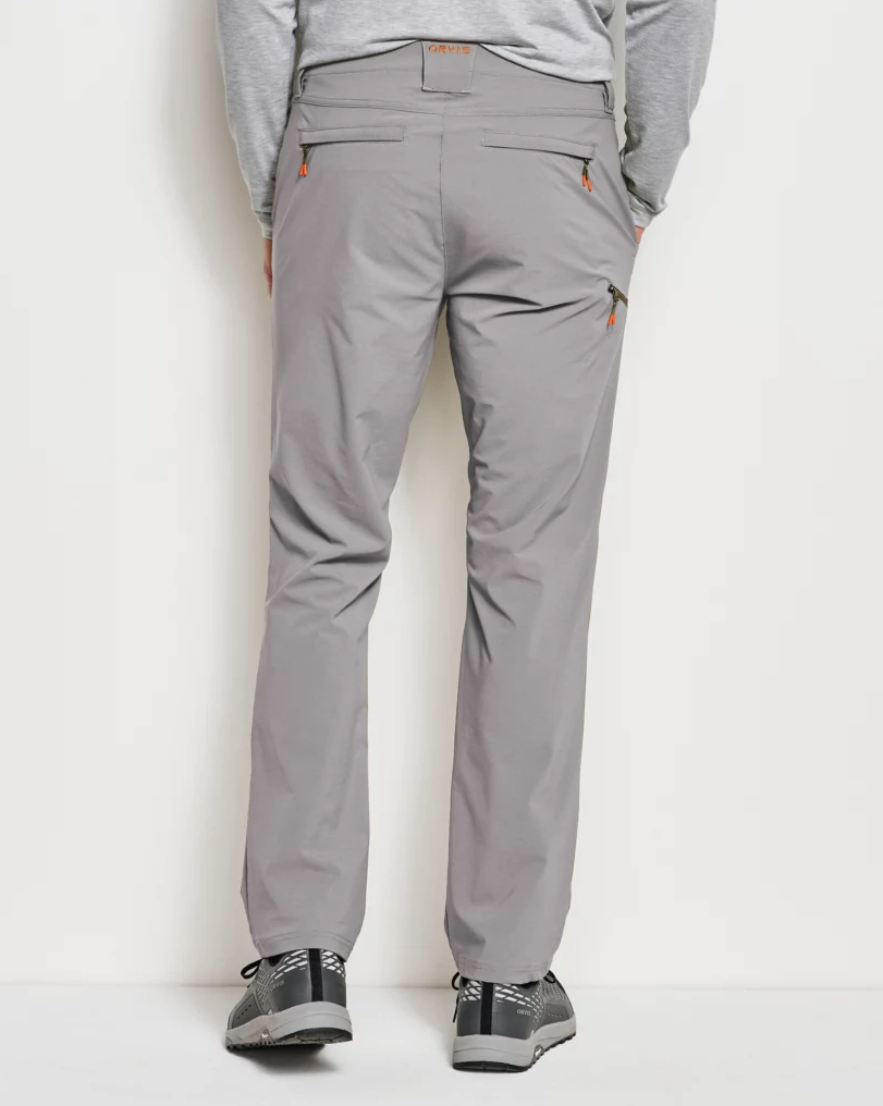Rear view of Orvis Jackson Quick-Dry Pants Model