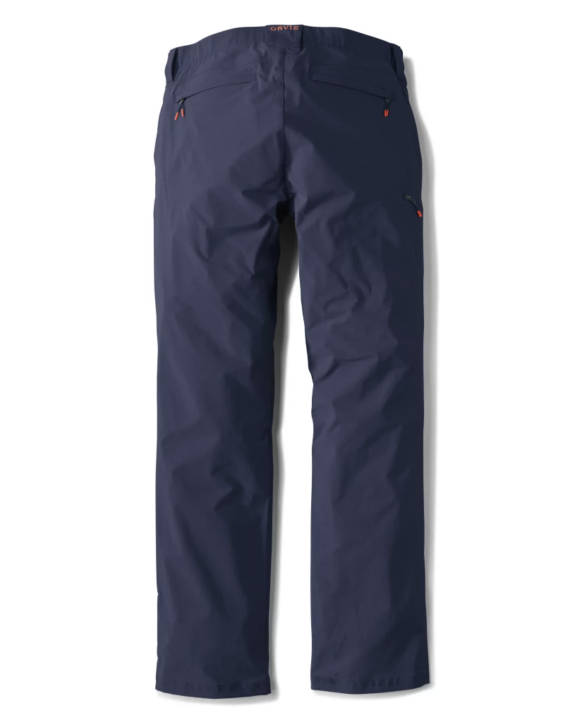 Back view of Orvis Jackson Quick-Dry Pants in true blue color