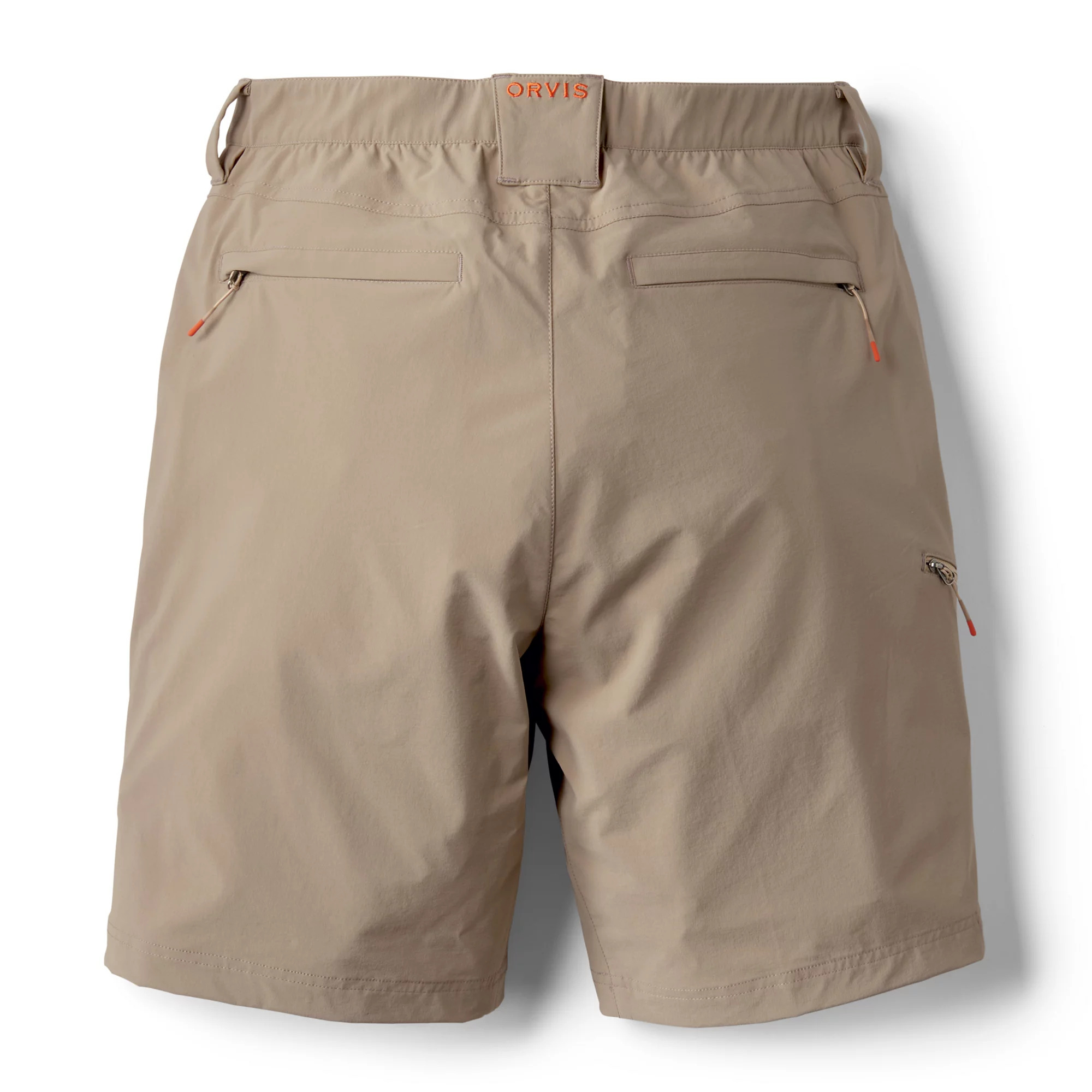Back side of Orvis Jackson Quick Dry 9" Shorts in Desert Khaki