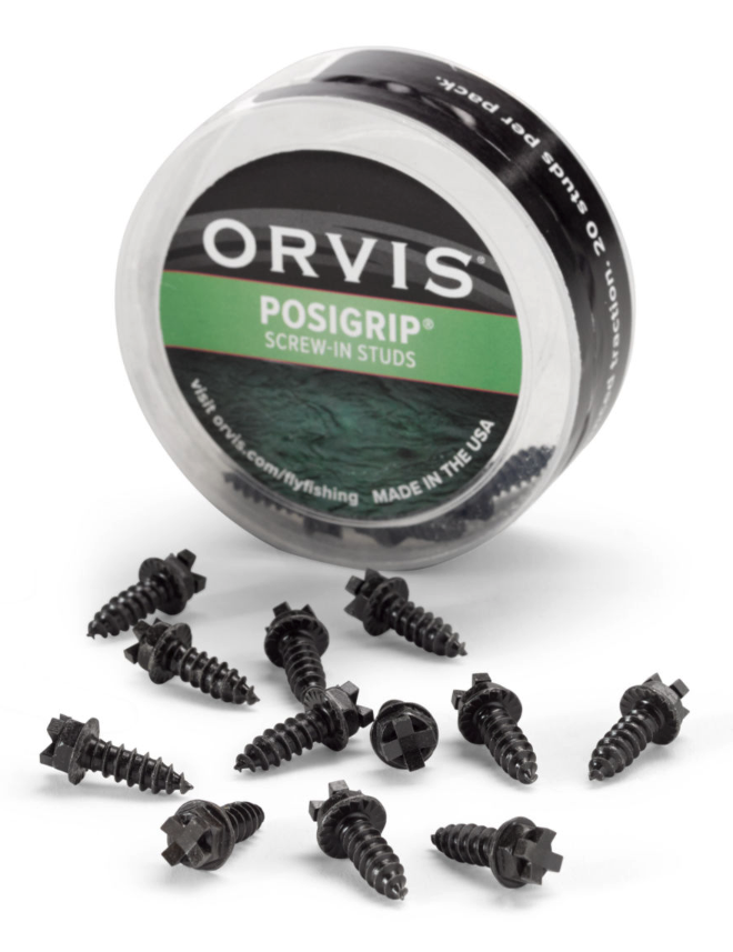 The perfect studs for adding traction to your Orvis boots