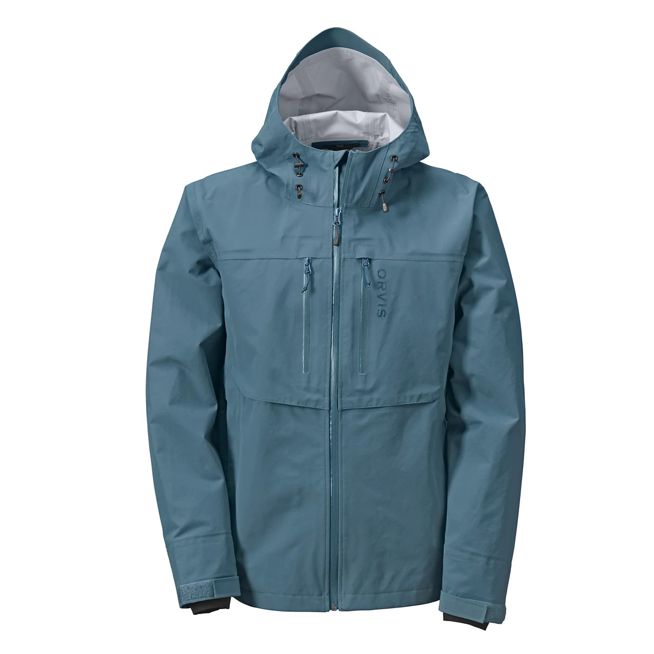 Deep Sea colored model of the Orvis Men's Clearwater®  Wading Jacket