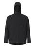 Front of black color Orvis PRO LT Softshell Hoodie