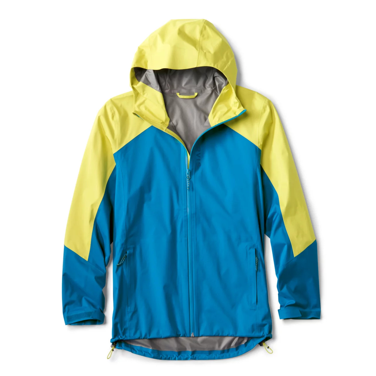 Pacific Blue colored style of the Orvis Men's Ultralight Storm 2.5L Jacket