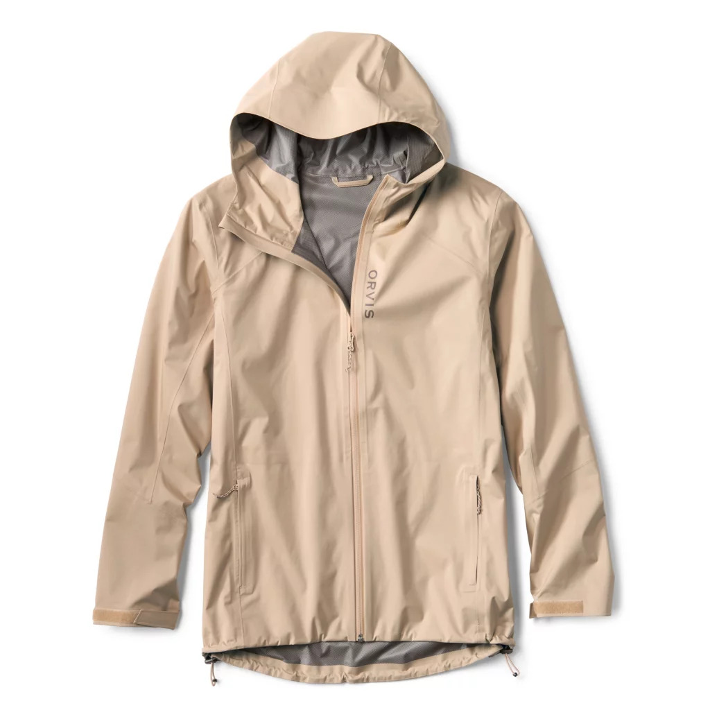 Shiitake colored style of the Orvis Men's Ultralight Storm 2.5L Jacket