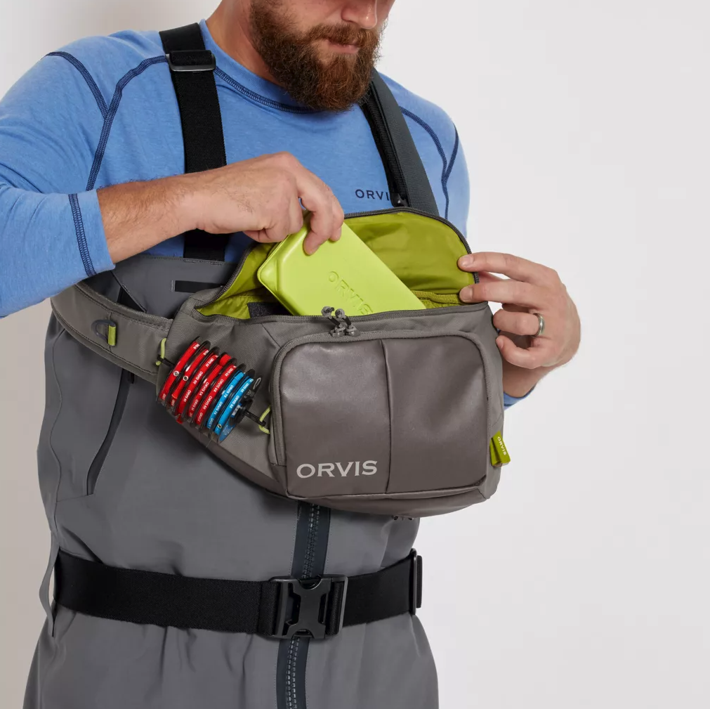 Water-Resistant Orvis Mini Sling Pack Perfect for Quick Fishing Outings