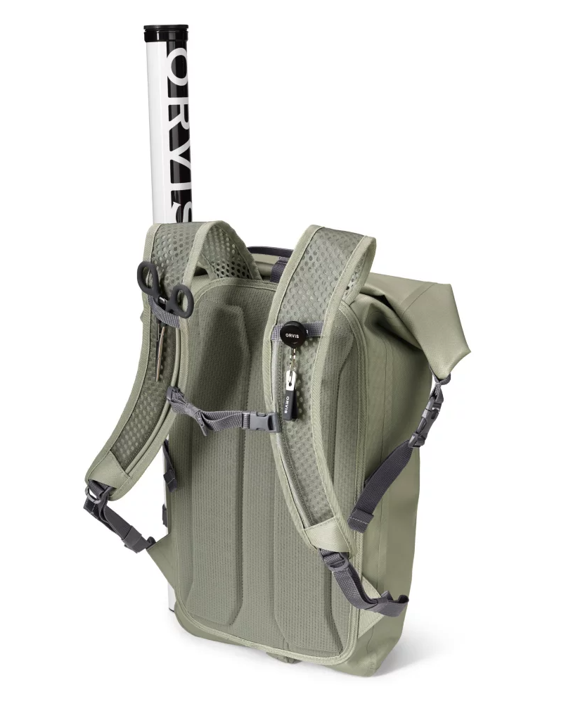 Durable Orvis PRO 20L Waterproof Roll Top Backpack for Fishing Trips