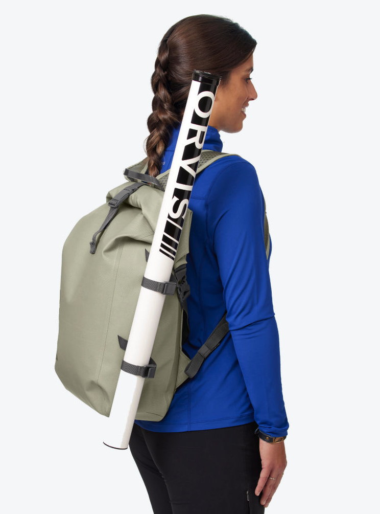 Orvis PRO Waterproof Backpack 20L with Roll Top Design for Gear Protection