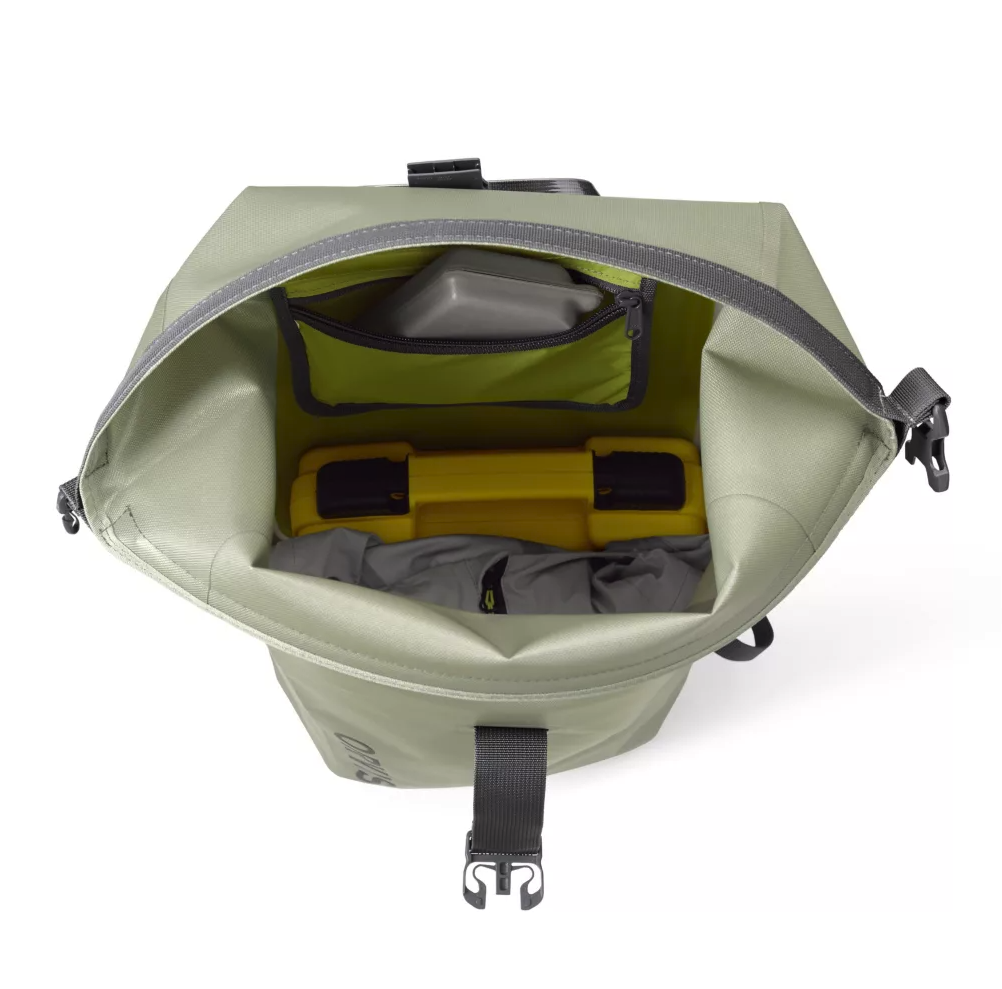 Waterproof Orvis PRO Roll Top Backpack 20L with Secure Closure for Outdoor Use