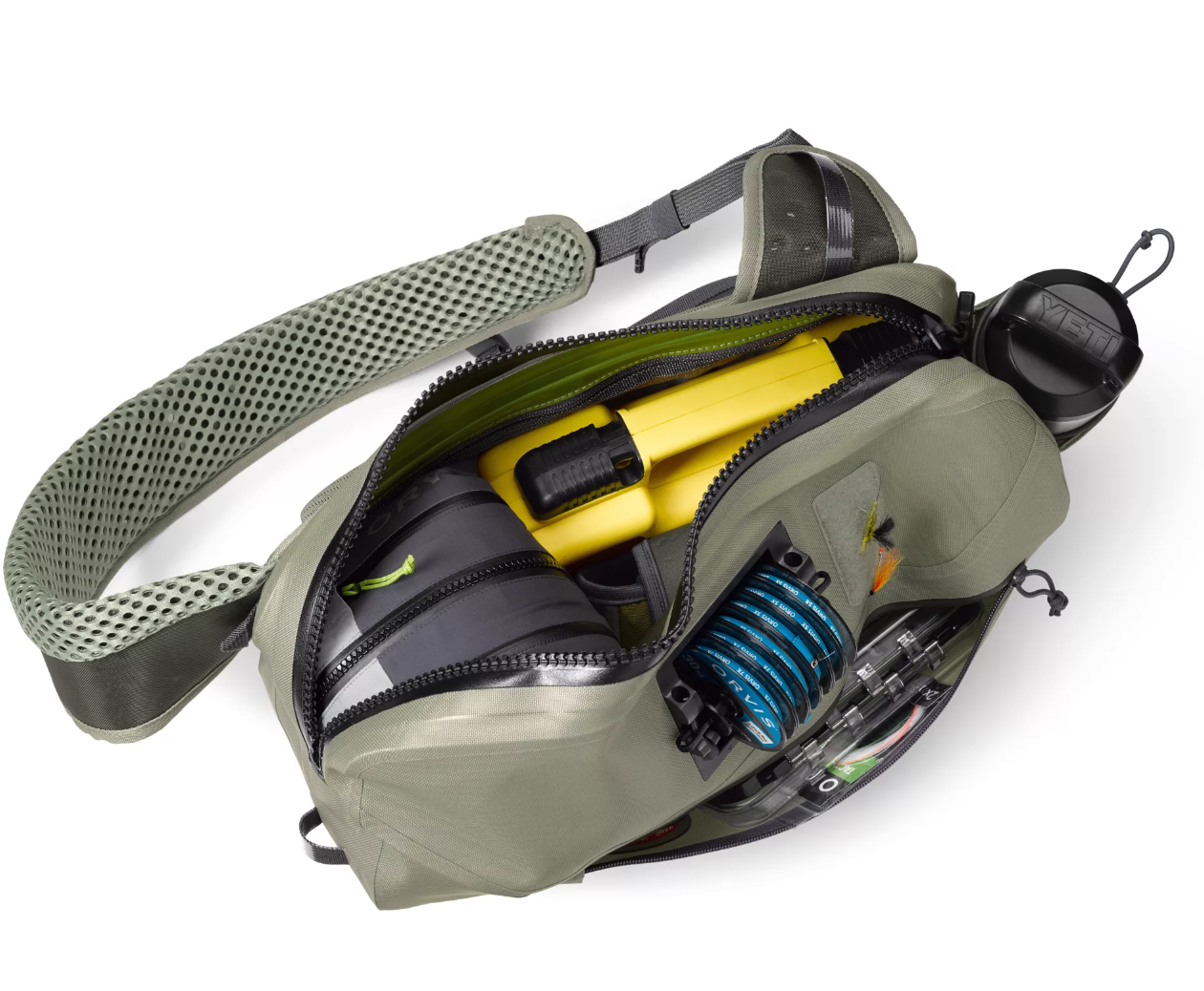 Waterproof Orvis PRO 14L Sling for Outdoor Fishing Adventures