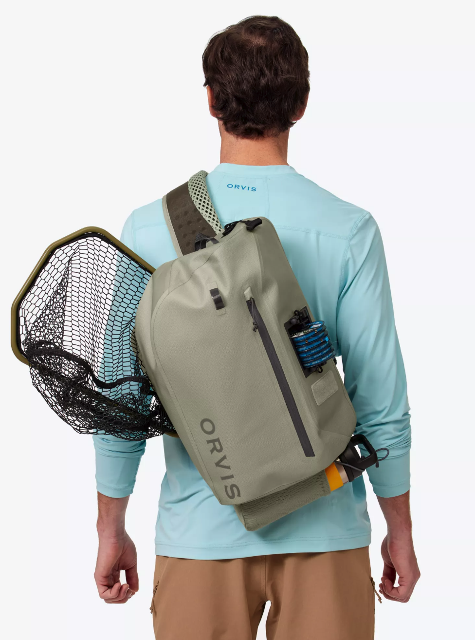 Orvis PRO Waterproof Sling Pack 14L with Adjustable Strap for Comfortable Carry