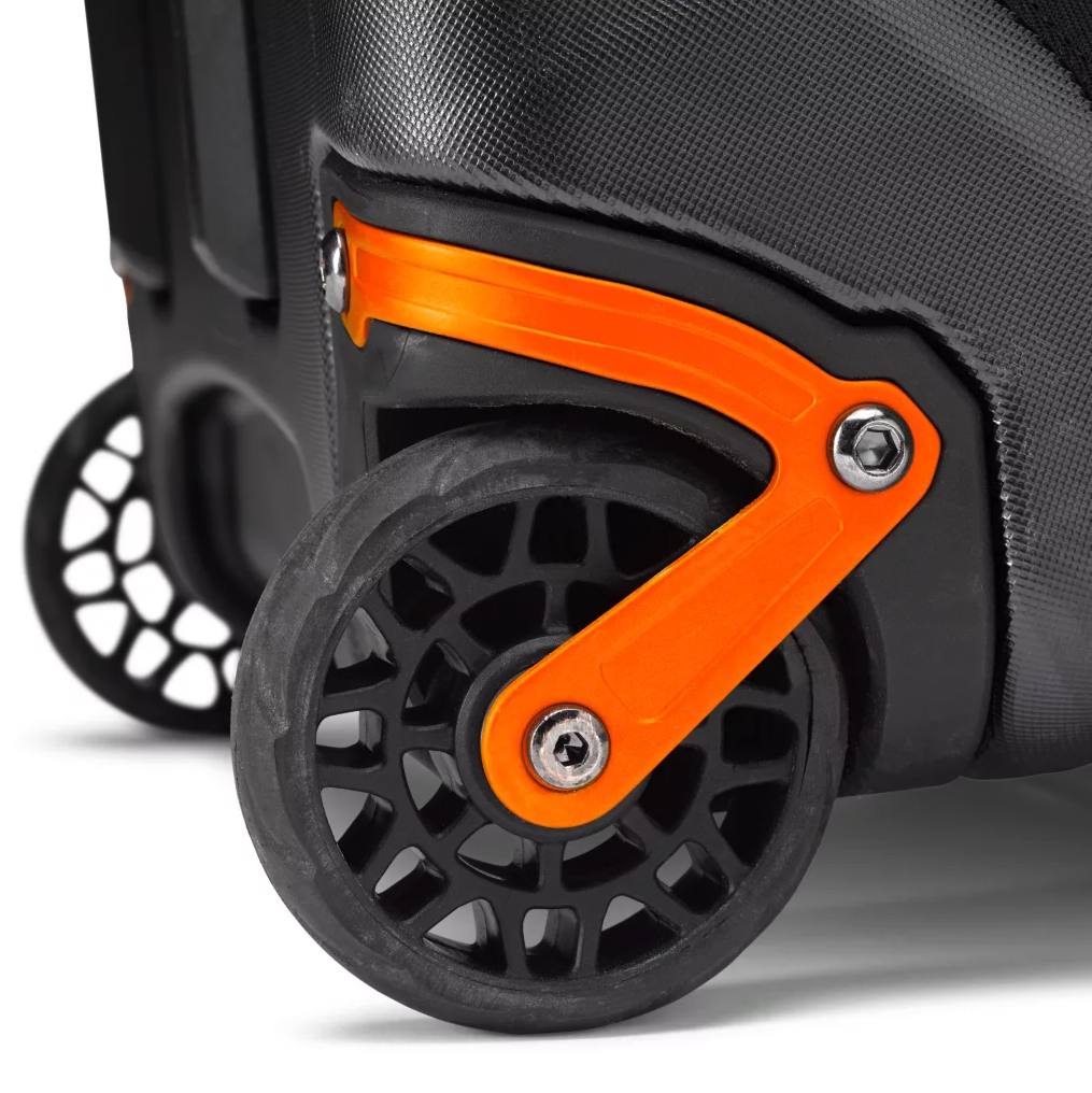 Travel-Ready Orvis Trekkage LT 80L Checked Roller Bag with Durable Construction