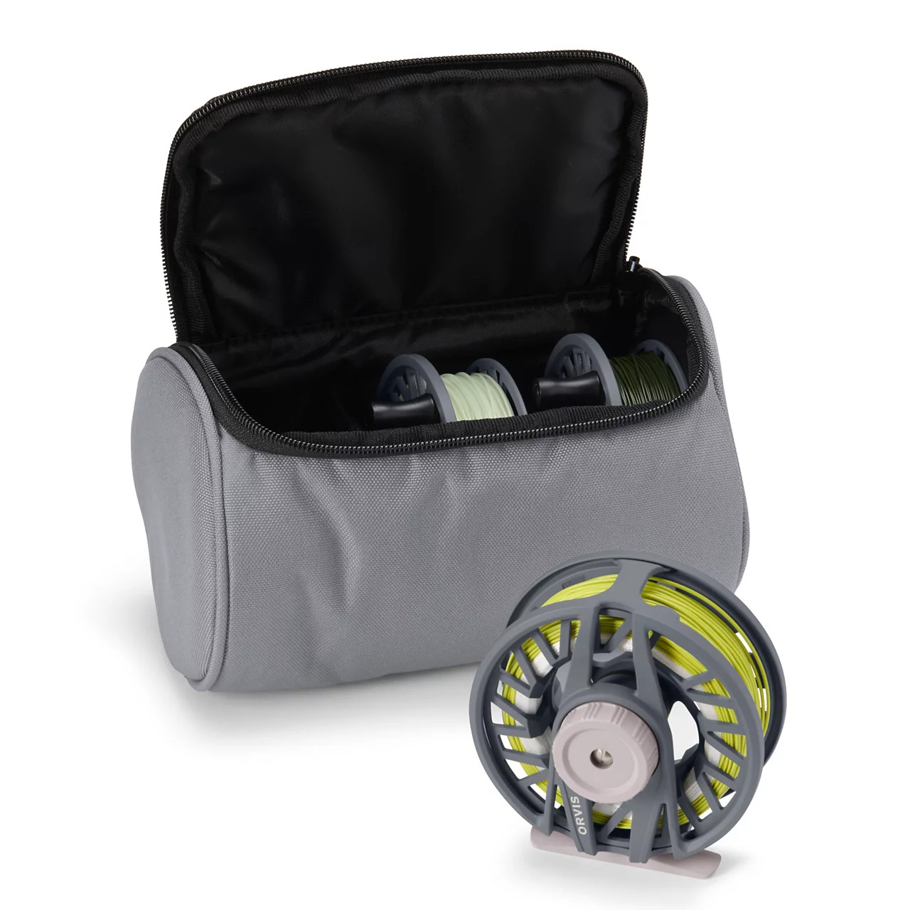 Charcoal style of the Orvis Clearwater Fly Fishing Reel & Spool 3-Pack
