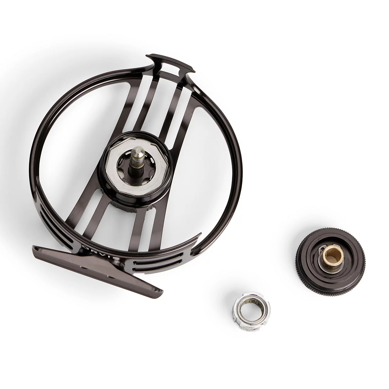 Orvis Hydros fly reel sealed drag system components machined aluminum fly fishing reel parts
