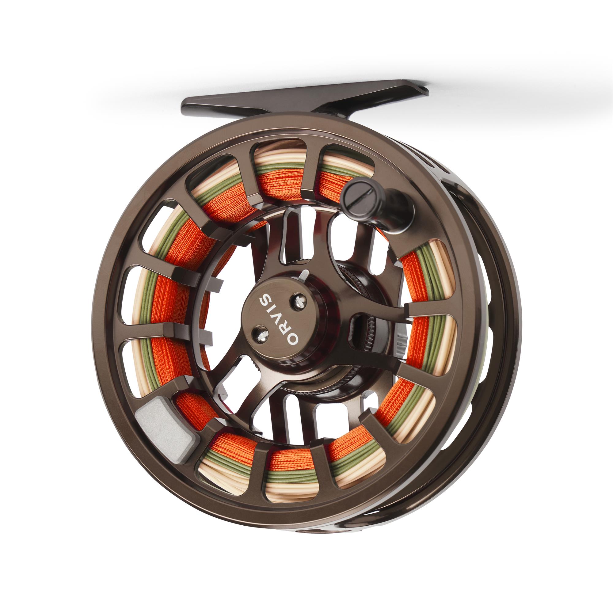 Orvis Hydros fly reel coffee color spool side machined aluminum freshwater and saltwater fly reel
