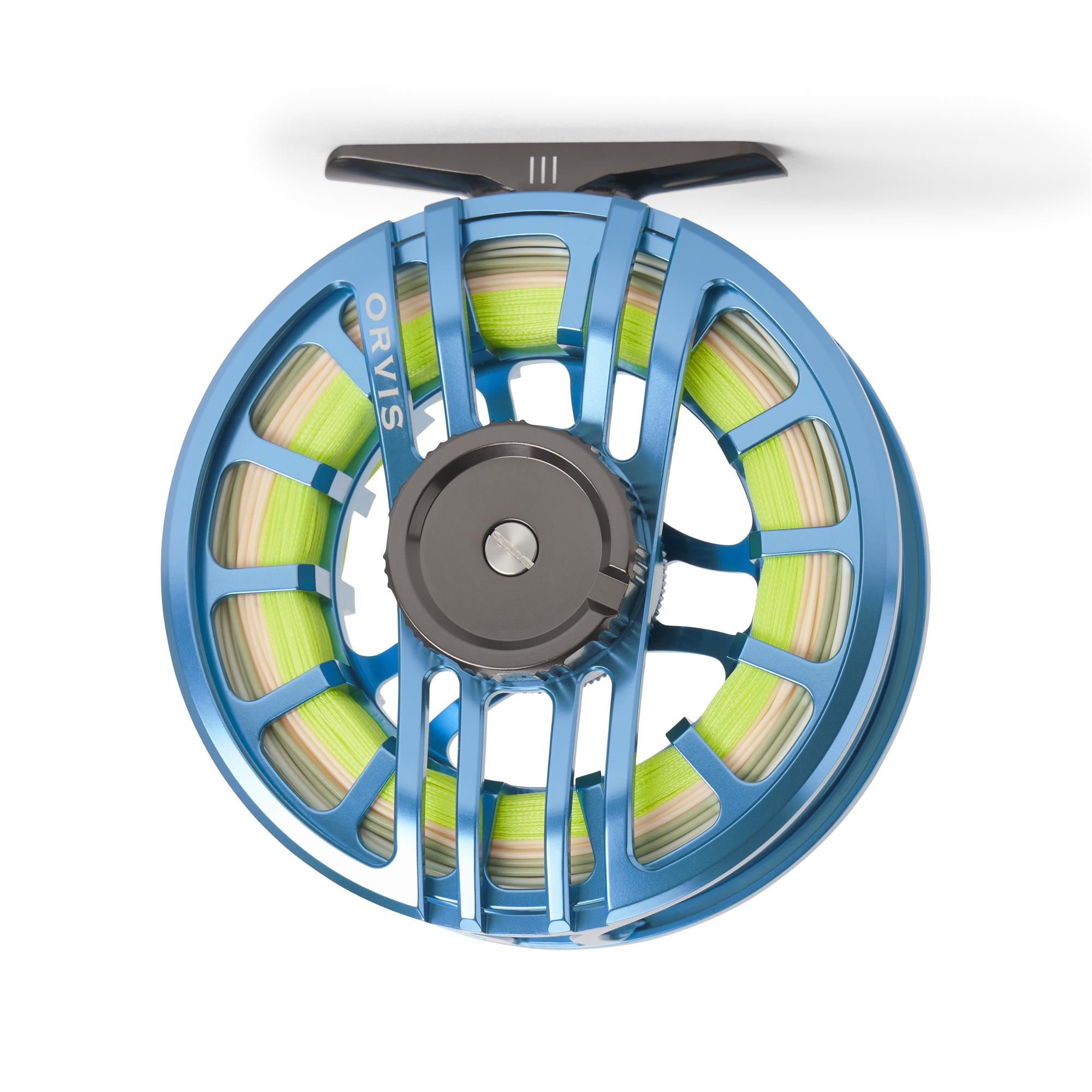 Orvis Hydros fly reel flats blue large arbor sealed drag fly fishing reel with backing and fly line