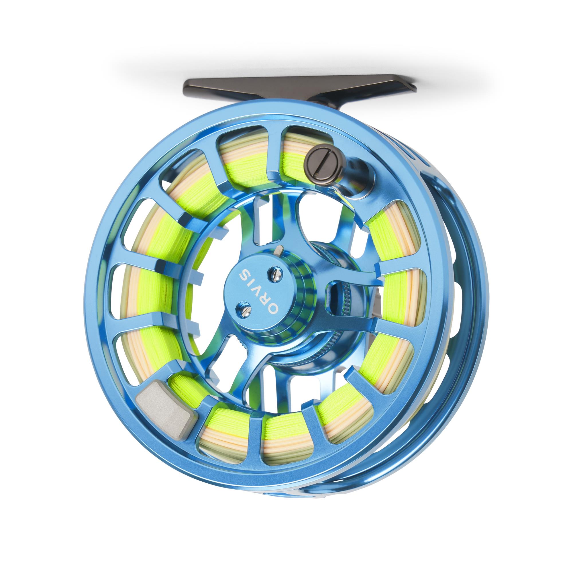 Orvis Hydros fly reel flats blue spool side lightweight machined aluminum saltwater capable fly reel