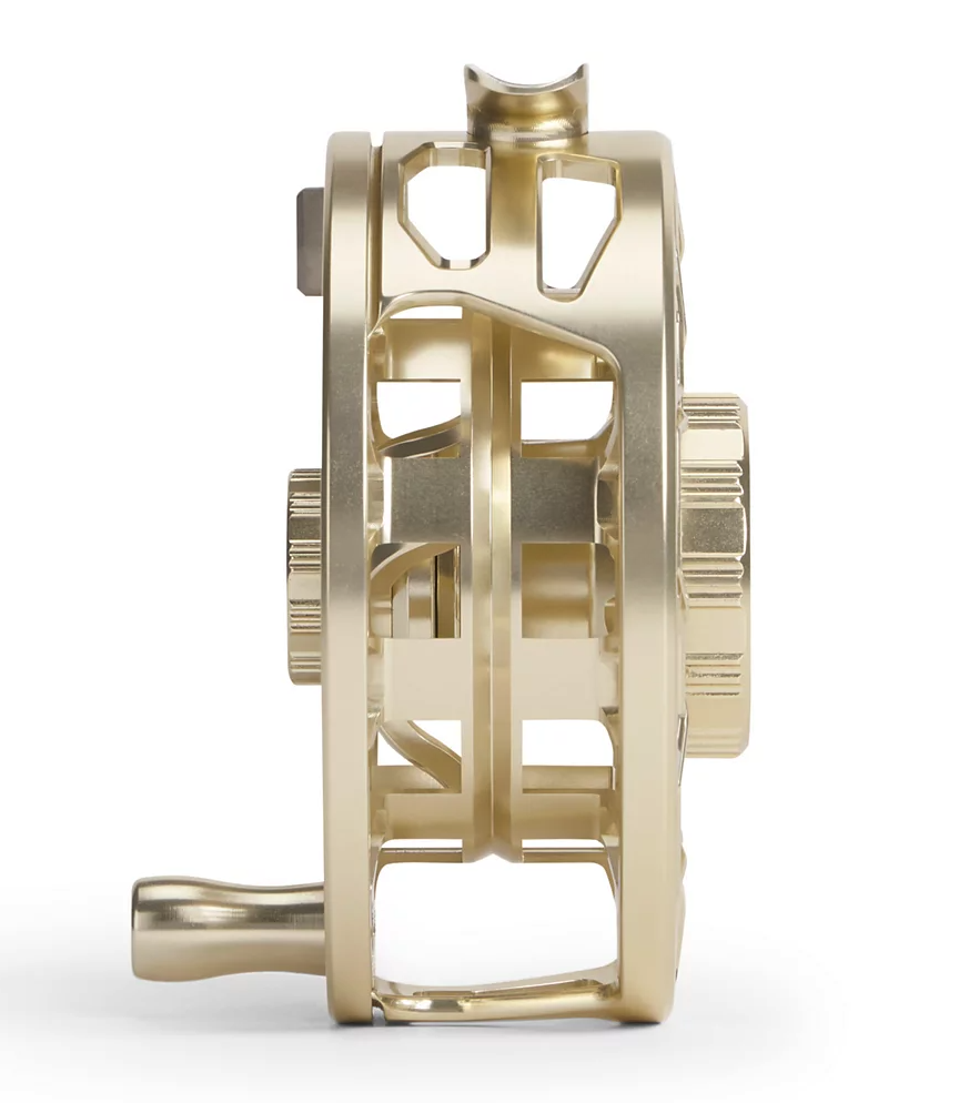 Orvis Ratio Fly Reel Gold Arbor view angle