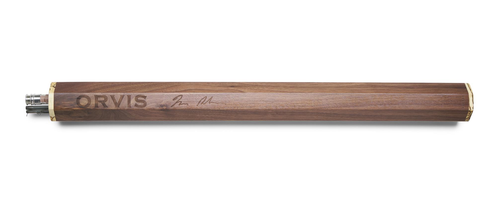 Wooden rod tube for Orvis Helios F Rosenbauer Edition Fly Rod