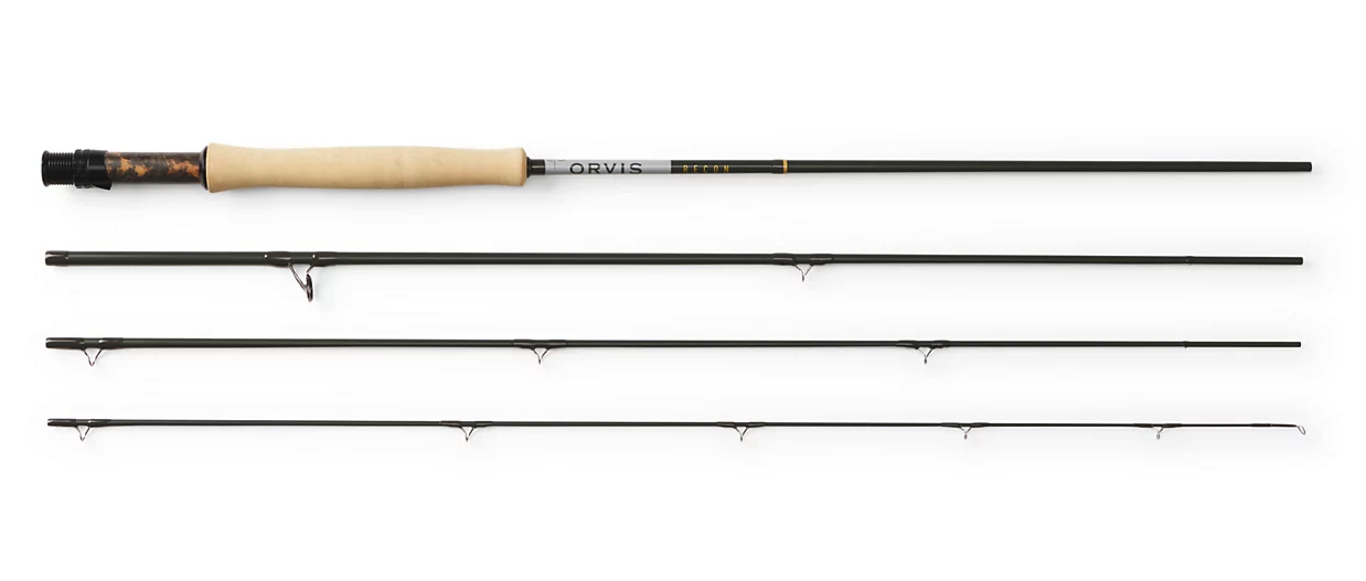 All 4 pieces of Orvis Recon Freshwater Fly Rod