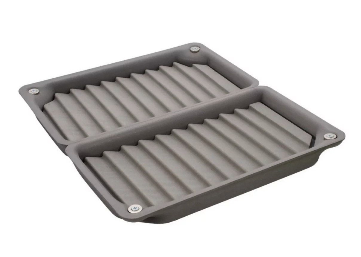 Ripple foam inside of Orvis Ultralight Foam Fly Box