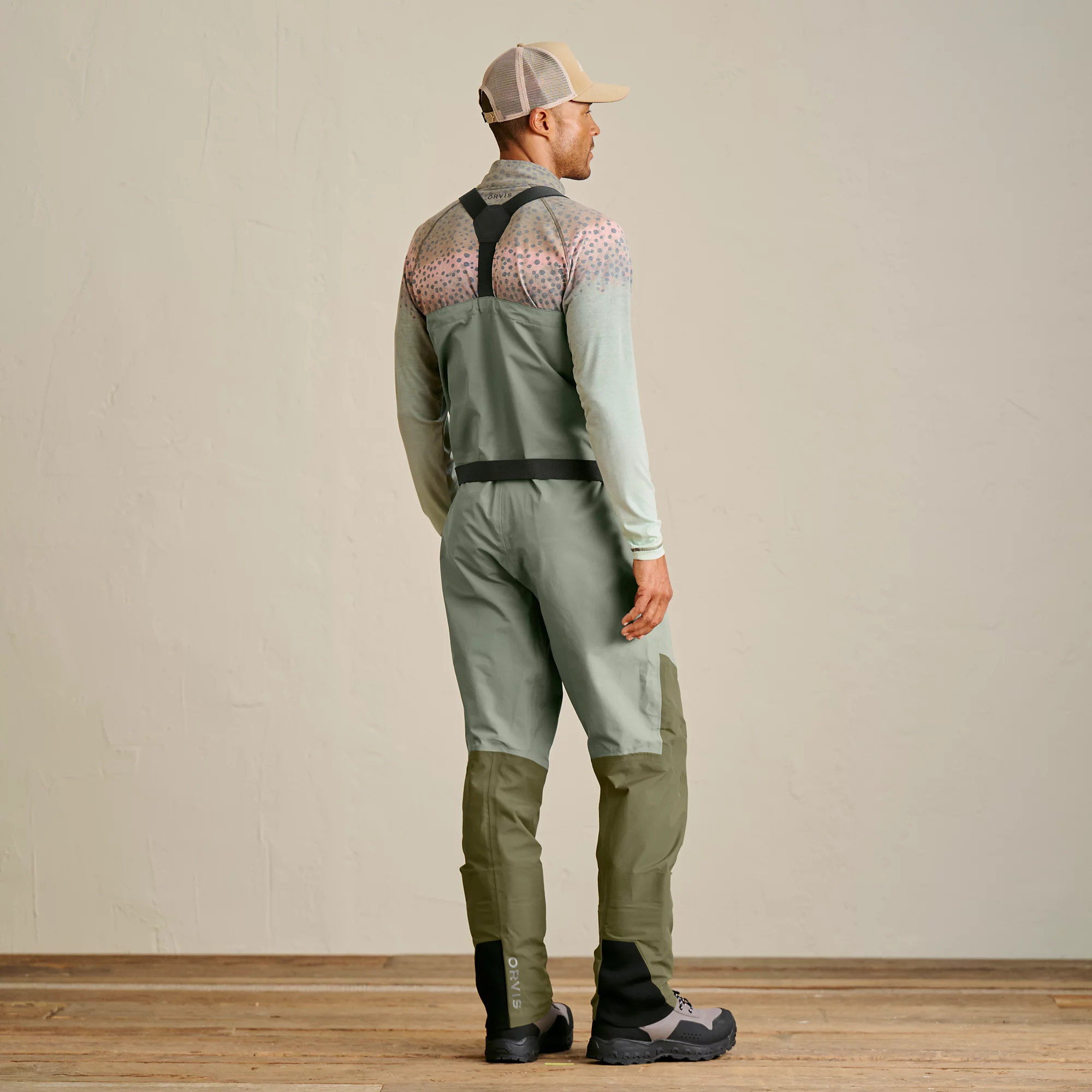 Men's lightweight waterproof fishing waders