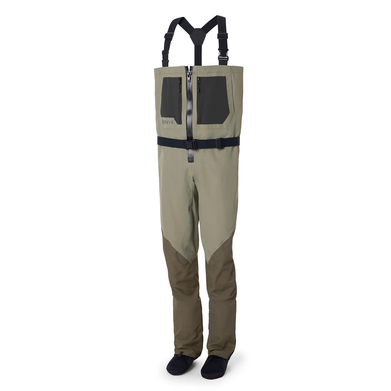 Orvis Clearwater Zip Waders men’s waterproof breathable zip-front fishing waders with gravel guards and stockingfeet
