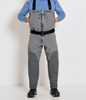 High-performance Orvis PRO Zipper Waders with PU-reinforced gravel guards to reduce water drag