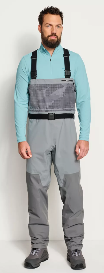 Highly durable Orvis PRO LT Fly Fishing Waders with advanced mobility features