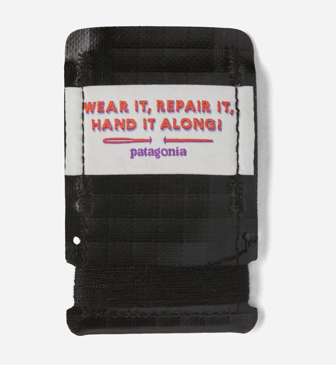 Patagonia Worn Wear Field Repair Kit in Action – Ideal for Fixing Tears and Wear on Hiking and Camping Gear