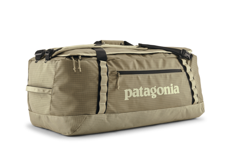 Patagonia Black Hole Duffel 70L in weathered stone color