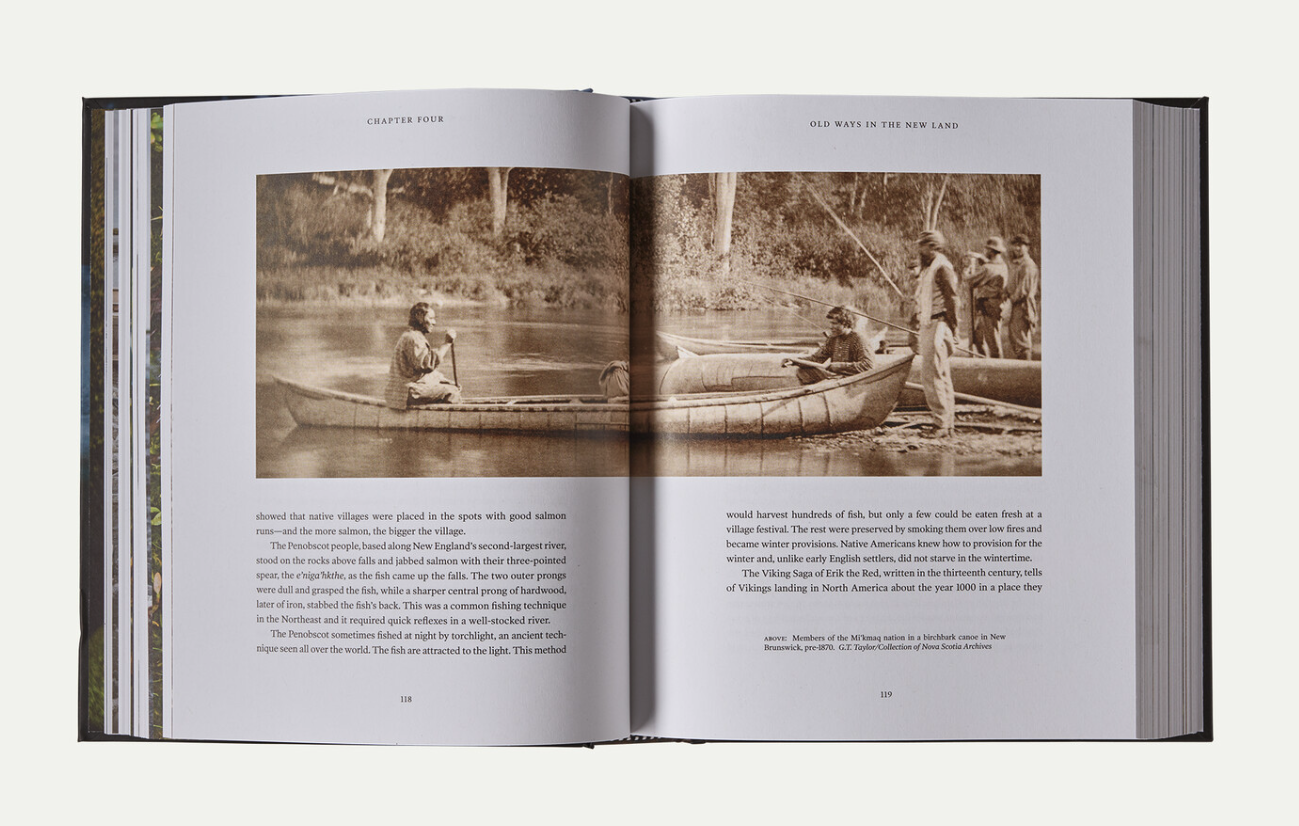 Inside example from Salmon Book by Mark Kurlansky