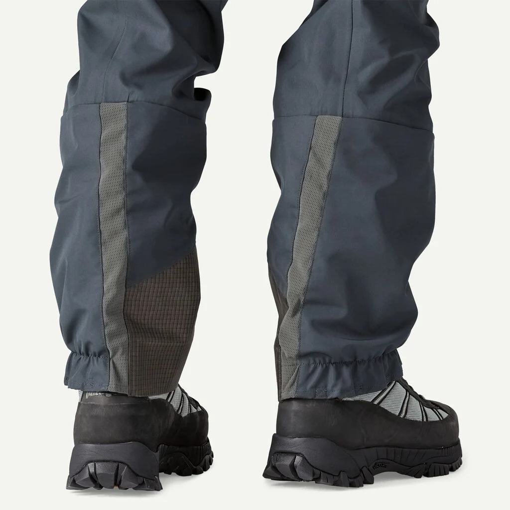 Patagonia Forra Wading Boot close-up showing rugged outsole, mesh upper, and reinforced design