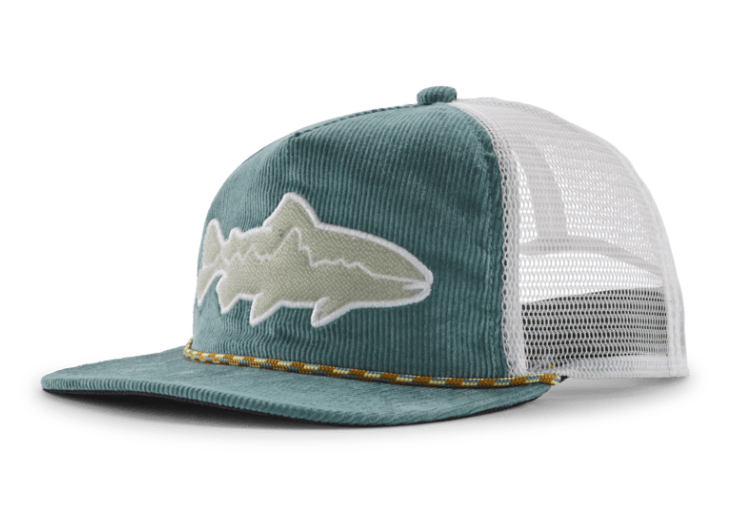 Patagonia Fly Catcher Hat in Fitz Roy Trout Blue Sage color