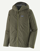 Patagonia Boulder Fork Rain Jacket in basin green color.