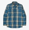 Patagonia Sun Stretch Shirt 52198 San Miguel Wavy Blue SMLB