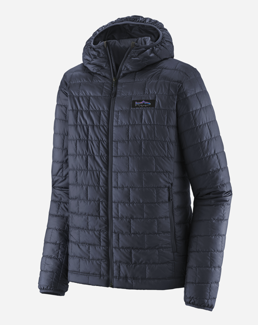 Patagonia Nano Puff Fitz Roy Trout Hoody For Sale Online Smolder Blue