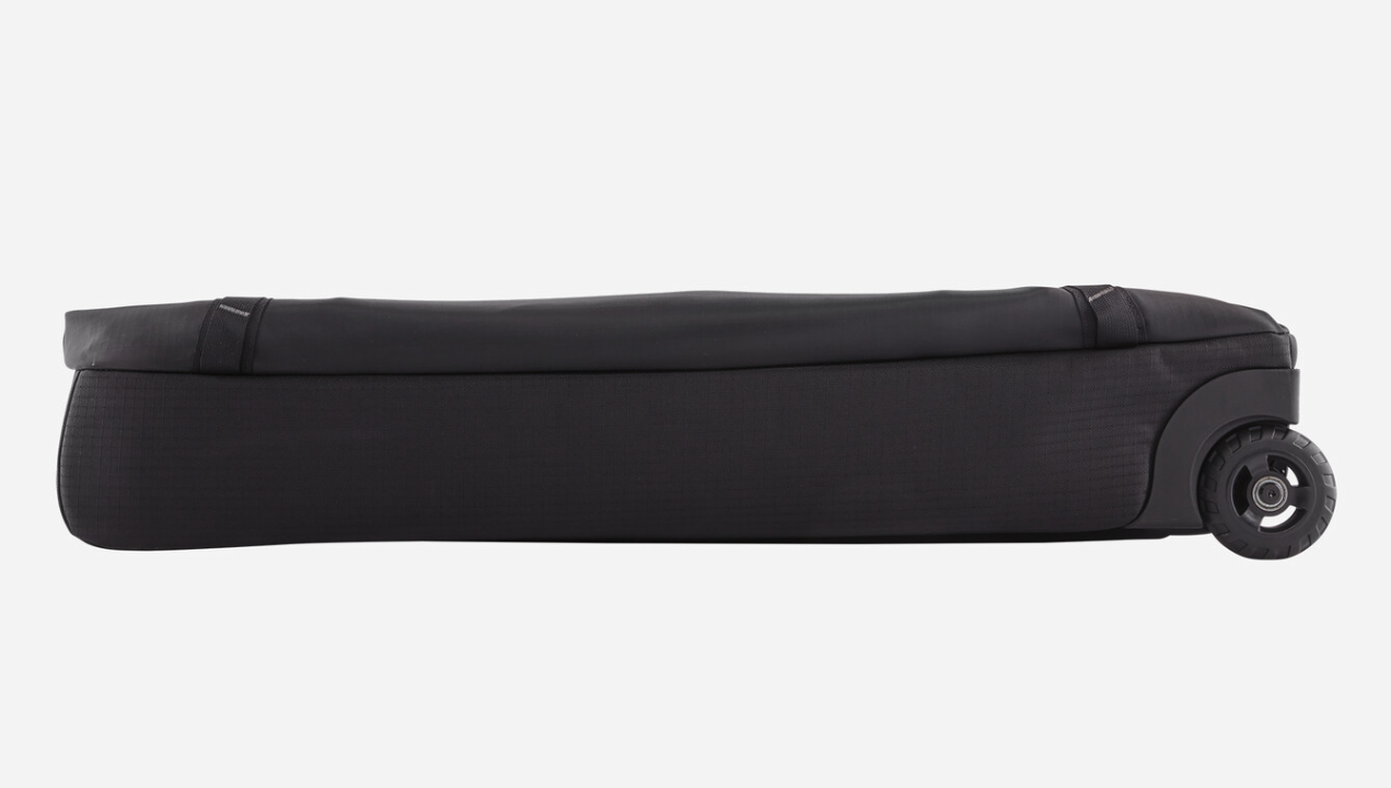 Stylish design of the Patagonia Black Hole Matte Wheeled Duffel, blending functionality and aesthetics